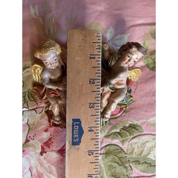VTG Guerrini Cordoba Angel Cherub Wall Decor Religious Holy water font Spain - Picture 3 of 13